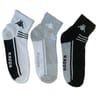 3 paires de socquettes de sport homme KAPPA LOT1 BLEU/GRIS/BLANC T39\42