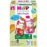 Hipp gourdes 100% fruits 2 variétés 6 mois lot de 4