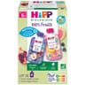 Hipp gourdes 100% fruits 2 variétés 6 mois lot de 4
