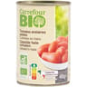 Carrefour bio tomates entières pelées bio 240g net égoutté