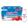 Danone Actimel lait fermenté à boire goût original et gout fraise 8x100g