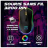 Akuma combo gaming sentai c03 wl clavier tkl + souris noir