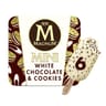 Magnum 6 mini bâtonnets chocolat blanc cookies 330ml 270g