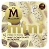 Magnum 6 mini bâtonnets chocolat blanc cookies 330ml 270g