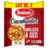 Benenuts cacahuètes grillées à sec 3x100g