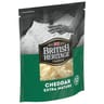 British Heritage cheddar extra mature râpé 150g