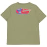 Tee shirt prints poitrine + dos KAKI M
