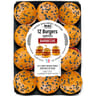 12 Burgers apéritif barbecue 210g