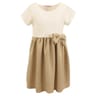 Robe manches courtes ECRU/BEIGE 8 ANS