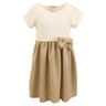 Robe manches courtes ECRU/BEIGE 6 ANS