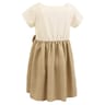 Robe manches courtes ECRU/BEIGE 6 ANS