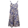 Robe longue bretelles fille AOP BLEU 6 ANS