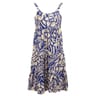 Robe longue bretelles fille AOP BLEU 8 ANS