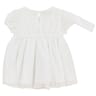 Robe manches courtes ECRU 24 MOIS