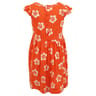 Robe manches courtes ORANGE 6 ANS