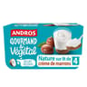 Andros gourmand et végétal lait coco nature crème de marron 4x100g
