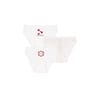 Lot de 3 culottes fille - Craquant Petit Bateau ECUME/CORRIDA/ECUME/MEDIEVAL 8 ANS