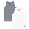 Lot de 2 débardeurs garçon - Craquant Petit bateau ECUME/COGNITO/MARSHALLOW 6 ANS