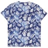 Tee shirt manches courtes aop feuilles MARINE AOP M