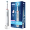 Oral b brosse à dents électronique pro 3 sensitive ultra thin blanche