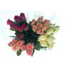 7 roses 40 cm ton froid
