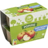 Carrefour classic' compote pomme sans sucres ajoutés x4 - 400g