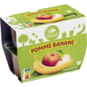 Carrefour classic' compote pomme banane x4 - 400g