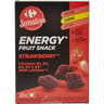 Carrefour sensation fruit snack strawberry 10x10 gr - 100 gr
