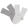 2 paires de mi chaussettes lycra nu femme GRIS 37\41