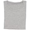 Tee shirt col rond manches courtes GRIS CHINE S