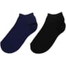 2 paires de socquettes unies femme Influx MARINE/NOIR 37\41