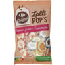 Carrefour original sucettes lollipop's saveur fruits - 180g