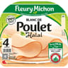 Fleury Michon blanc de poulet halal 4 tranches 160 g
