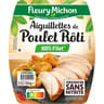Fleury michon aiguillettes tranchées de poulet rôti conservation sans nitrite 2x75g 150g