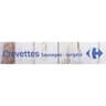 Carrefour crevettes entières crues 16/24 400g