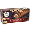 Carrefour extra buche 3 chocolats 506g
