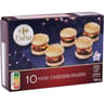 Carrefour extra 10 mini cheeseburgers 155g