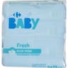 Carrefour baby lingettes fresh aloe vera 4x72