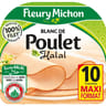 Fleury michon 10tr fines blanc de poulet halal 300g