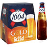 1664 gold bière blonde de caractère 6x25cl 6,1%vol