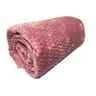 Plaid imprimé 130x180 milano vieux rose