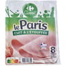 Carrefour classic jambon Le Paris cuit à l'étouffée 8 tranches 320g