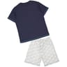Pyjashort bas aop MARINE/CHINE XXL