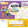 Calendrier mensuel compact famille organisée 2026 : De septembre 2024 à décembre 2025