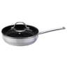 Sauteuse inox 24 cm et son couvercle verre