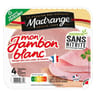 Madrange mon jambon blanc conservation sans nitrite sans couenne 4 tranches 140g