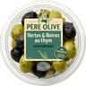 Père olive olives poivrons et herbes de Provence 150g