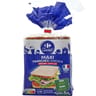 Carrefour classic' pain de mie nature maxi tranches sans additif 550g