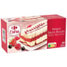 Carrefour extra dessert glacé vanille fruits rouges 365g