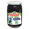 Andros confiture allégée de myrtilles 350g
